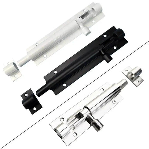 Two Pack 3 Inch Barrel Bolt Lock Heavy Duty Slide Latch For Doors Black Aluminum Alloy Security Lock Tough As Nails Built To Last