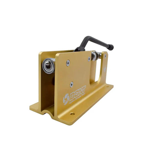 Aluminum Bearing Press Puller For 125mm Inline Skates And Scooters, Easy Bearings In And Out Tool With Gold Finish, side view