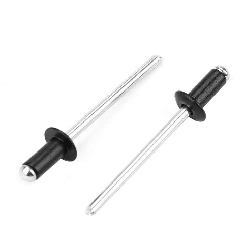 Aluminum Blind Rivets Set 120 Pieces Assorted Sizes Round Dome Head Pop Rivets With Smooth Mandrels For Pneumatic Electric And Manual Riveting Guns Durable Easy Install