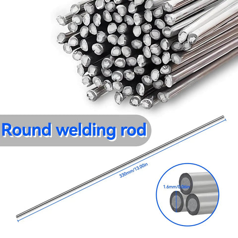 Aluminum Brazing Rods 50 Pack Low Melt Aluminum Welding Rods 716 To 752 Degrees Fahrenheit Flux Core No Flux Required