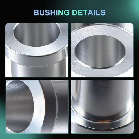 Detailed view of Two Pack Five Eighths Inch To 12mm Adapter Sleeve Bearing Reducer Bushing For Mini Bike Axle Aluminum Alloy CNC Machined