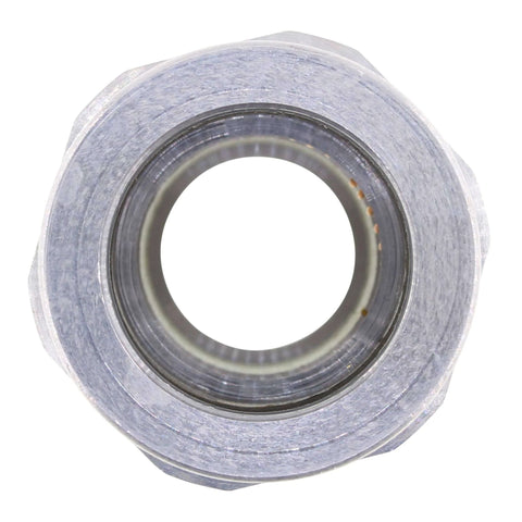 Front view of Cord Grip Gland MC Cable Connector, Aluminum, 1 Inch Hub, Watertight Heavy Duty Industrial Electrical Fitting for 0.80-1.12 Inch Cable Range