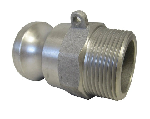 1 1/4 Inch Aluminum Cam Lock Fitting F125 Male Camlock Coupler To Male NPT Thread For Water And Chemical Transfer