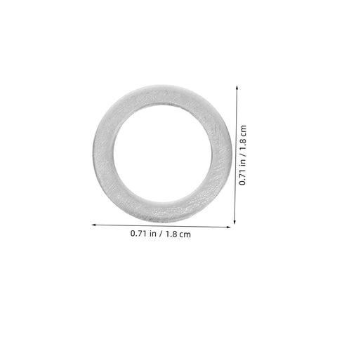 Must Have Aluminum Crush Seal Gasket Washers Set For Automotive And Industrial Use High Temperature Leak Proof Oil Drain Plug Washer