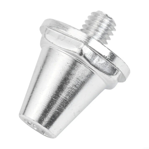 Close-up of a single aluminum football boot stud from the Aluminum Football Boot Studs Set 12 Pcs For Enhanced Traction 11mm 13mm 15mm.