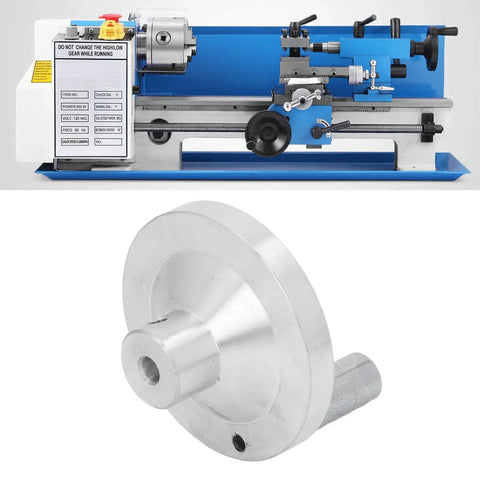Mini Lathe Hand Wheel CNC Aluminum Alloy Hand Wheel With Handle For Internal Chamfered Hole Ergonomic Design for 0618 7x Series