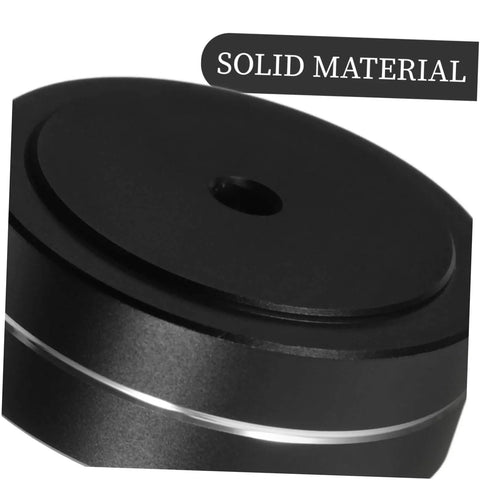 Aluminum Foot Pads For Electronics Isolation Feet For Turntables Computers Speakers And Subwoofers No Slip Anti Vibration Bumpers