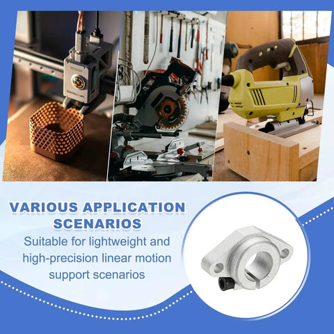 16mm Aluminum Linear Rod Rail Support Bracket for 3D Printers SHF16 Mounting Clamp and Motion Rod Guide various applications