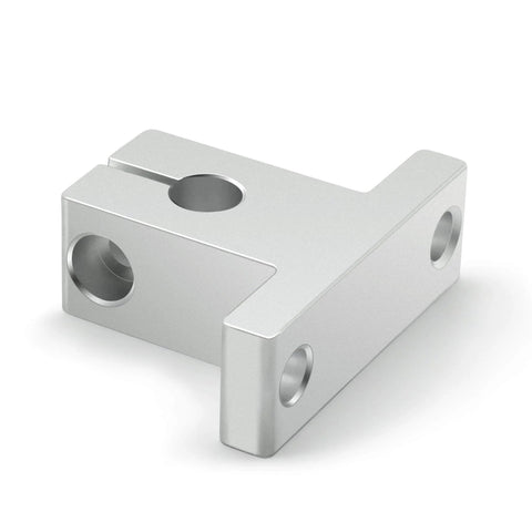 4PCS SK8 Aluminum Linear Shaft Rail Supports for 8mm 0.31in Rods in corrosion resistant aluminum with 5.5mm mount holes