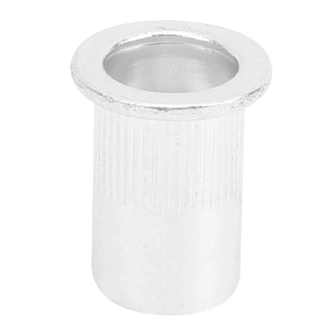Aluminum Pull Rivet Nuts 100 Pcs Pack M10 Flat Head Vertical Rivnut Inserts for strong vibration-resistant fastening