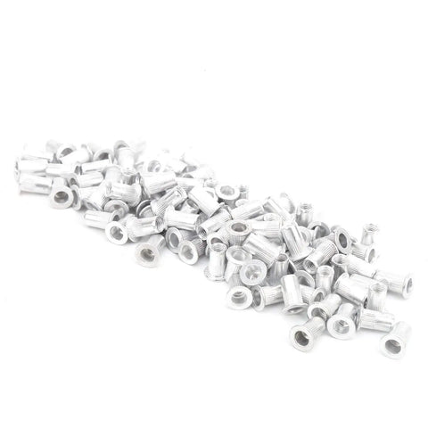 Premium Aluminum Pull Rivet Nuts Set For Metal Plates And Pipes M3 Through M10 With M4 100 Pieces vertical view