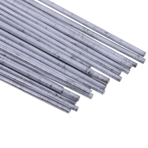 USA Made Aluminum Repair Brazing Rods Set by Alumaloy, 20 Rods, As Seen on TV, no flux needed, close-up of aluminum rods