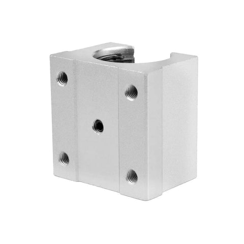 4 Pack Aluminum SBR20UU Bearing Slide Block For 20mm SBR20 Linear Motion Guide Rail CNC Routers Mills And DIY Projects