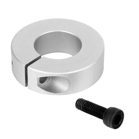 4 Pack 30mm Bore Aluminum Shaft Collars With Screw Style Clamping, 46mm Outer Diameter, 15mm Width, Durable Aluminum Alloy Shaft Locks