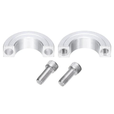Double Split Shaft Collar Clamp For One Inch Shaft Aluminum Two Piece Clamp Fits 1 Inch Shaft With 1.75 Inch OD and 0.5 Inch Thickness