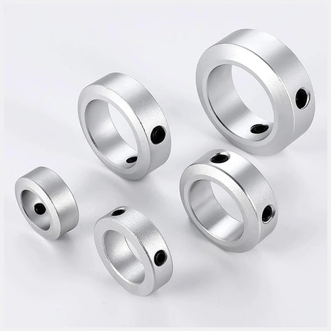 (4-Pack) Aluminum Alloy 10mm Bore Shaft Collars Screw Style, Bore Shaft Collars with 10mm Bore Size, 16mm OD, and 8mm Width - Suitable for CNC Machine Tools