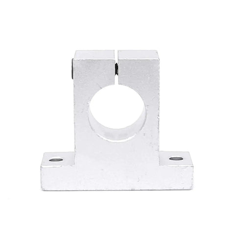 Built For Makers SK25 Aluminum Linear Motion Rail Clamp Guide Support Bearings For 25mm Shaft front view