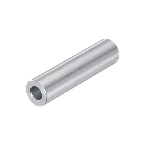 Pro Grade Heavy Duty Aluminum Spacer Set For M5 Screws And Rods 5mm Bore 10mm OD 40mm Length 20 Pieces, single spacer