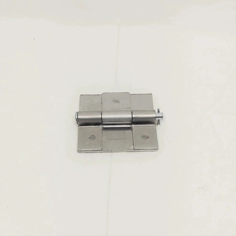 Aluminum Trailer Door Butt Hinge 5 By 4.75 Inch Heavy Gauge Welded Removable Pin With Cotter Pin, front view