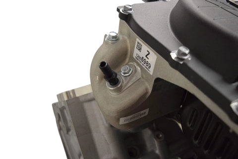 ICT Billet vacuum port hose adapter, aluminum, 1/8 NPT, for LS/LT supercharger MAP.