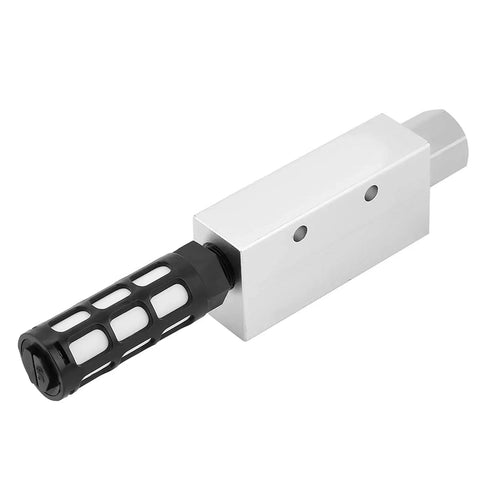 Venturi Vacuum Generator CV-20HS Aluminum Alloy Pneumatic Vacuum Ejector, compact design with threads for industrial use.
