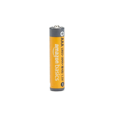 Single AAA battery from 24 Pack 12 AA And 12 AAA High Performance Alkaline Batteries Value Pack