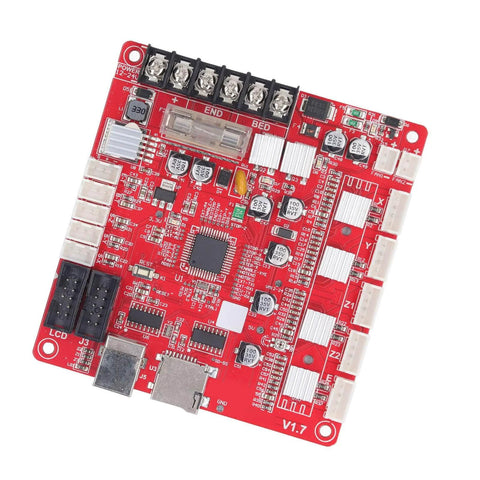 Top view of Anet A8 Plus 3D Printer Motherboard Replacement, Integrated Main Board with USB Port for Ramps 1.4 & 2004/12864 LCD Control Panels