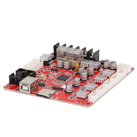 Anet A8 Plus 3D Printer Motherboard Replacement, integrated mainboard with USB port for Ramps 1.4 and LCD control panels, 12-24V power input