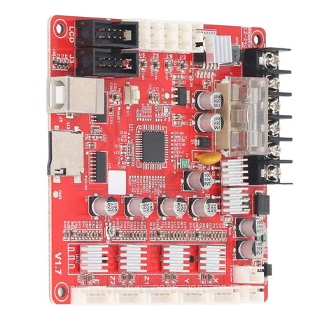 Anet A8 Plus 3D Printer Motherboard Replacement, Integrated Main Board with USB Port for Ramps 1.4 & 2004/12864 LCD Control Panels.