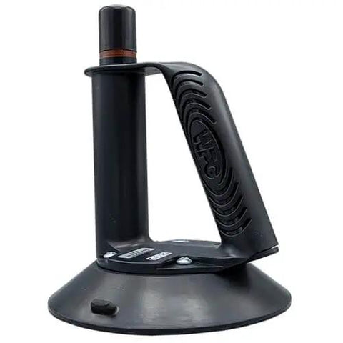 Two Piece Beefy Angle Grip 6 Inch Vacuum Suction Cup for auto glass handling, shown with angled handle and suction base