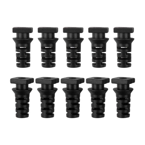 10 Pack Cable Gland Connectors Rubber Strain Relief Cord Boots For 3.5mm 4mm And 5mm Wires Black And White Angled Grinder Cord Protector
