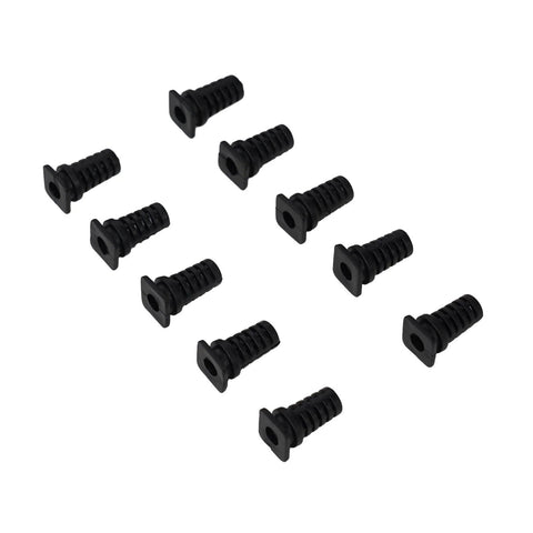 10 Pack Cable Gland Connectors Rubber Strain Relief Cord Boots For 3.5mm 4mm And 5mm Wires Black And White Angled Grinder Cord Protector