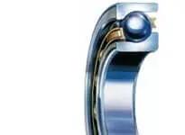 Close-up view of SKF 71914 CD P4ADGA Angular Contact Ball Bearing, showing metal construction and bearings for CNC machines.
