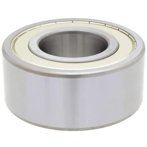 Close-up of Four Pack Angular Contact Ball Bearings 20x47x20.6Mm with double metal shields for dust and moisture protection.