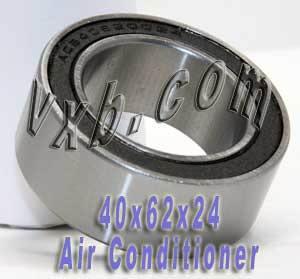 Angular Contact Bearing Air Conditioner Sealed 40x62x24mm - VXB Ball Bearings