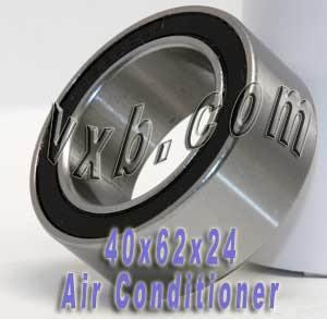 Angular Contact Bearing Air Conditioner Sealed 40x62x24mm - VXB Ball Bearings