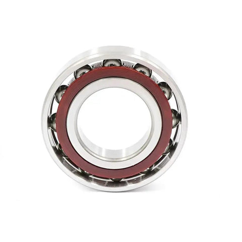 Front view of Angular Contact Ball Bearing Pair 71807AC 35x47x7mm P5 High Precision for machine tool spindles and precision motors.