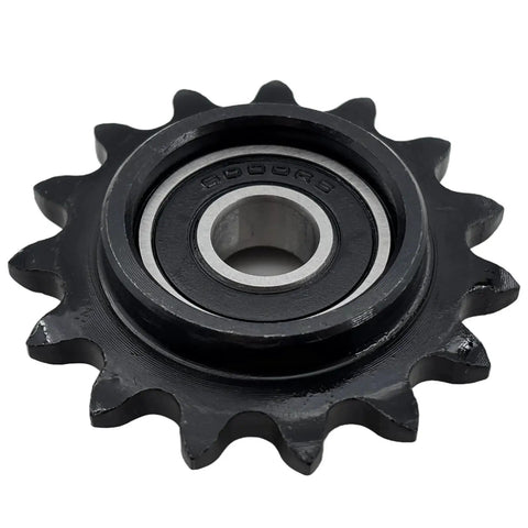 ANSI 35 Roller Chain Idler Sprocket Type C Built Tough Heavy Duty For Three Eight Inch Pitch With Ten Millimeter Bore And Fifteen Teeth