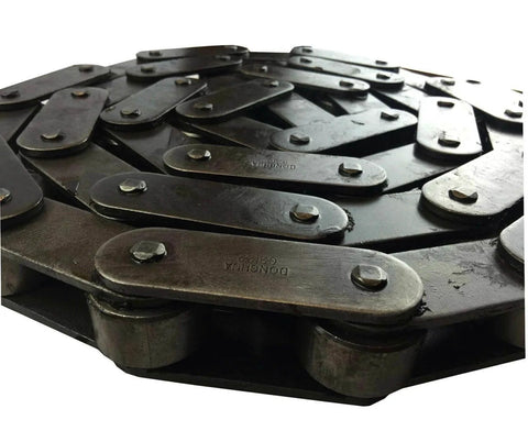 ANSI C2122 Conveyor Roller Chain Ten Feet With One Connecting Link Pitch Size Three Inches Industrial Grade