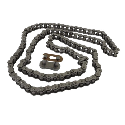 Ten Feet Long 80 Roller Chain ANSI No 80 Carbon Steel With 120 Links And One Connecting Link Heat Treated For Toughness And Longer Service Life