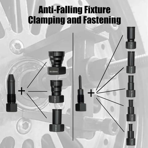 12 Piece Blind Hole Collet Bearing Puller Set With Slide Hammer For 8 To 32 Mm Internal Bearing Extractor Kit on motorcycle wheel