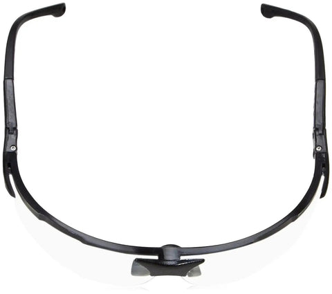 Back view of Anti Fog Safety Goggles For Shooting With Clear Lens Unisex Lightweight 12 Pack, showing black frame design.