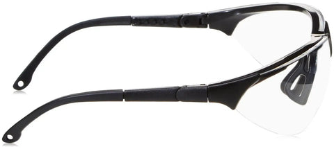 Side view of anti fog safety goggles for shooting with clear lens, unisex, lightweight 12 pack