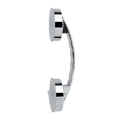 Side view of Anti Slip Vacuum Suction Cup Handrail For Bathroom And Kitchen, ABS PC Grab Bar With Glass Door Window Handle