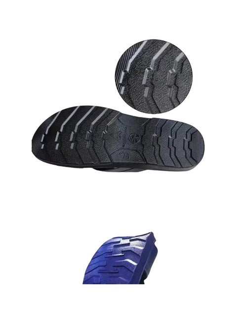 Slip-resistant sole of ESD Anti Static Slippers For Cleanrooms And Electronics All Day Comfy Breathable SPU Shoes Black Size 46 Duoduotong