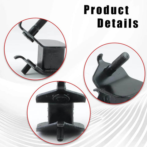 Close-up of anti vibration rubber mount set for 5500W to 9500W open frame generators with 8mm and 10mm nuts