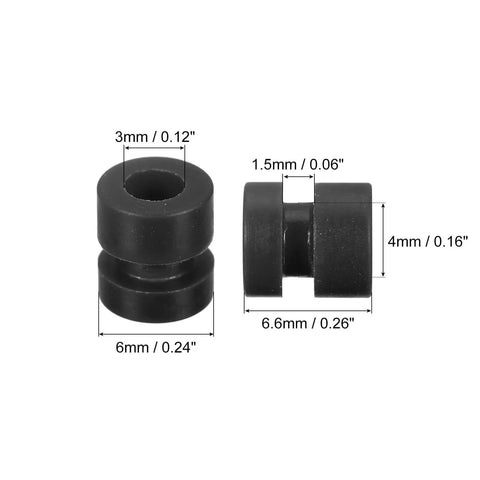 Improve RC drone stability and flight control with anti vibration rubber damper balls for F4 and F7 flight controllers M3x6.6mm