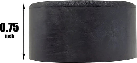 Side view of 0.75 inch 4 Pack Anti Vibration Foot Pads 192310GS Heavy Duty Rubber Isolator Bumpers for machinery.