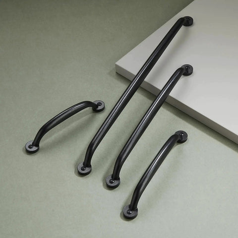 10 Pack Antique Black Cabinet Handles For Kitchen And Bedroom, 4 Inch Screw Spacing 102mm, Solid Zinc Alloy Drawer Pulls, various sizes