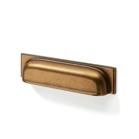 10 Pack Antique Brass Cabinet Cup Pulls 5 Inch 128mm Durable Zinc Alloy Cabinet Handles Drawer Pulls For Kitchen Bathroom And Living Room